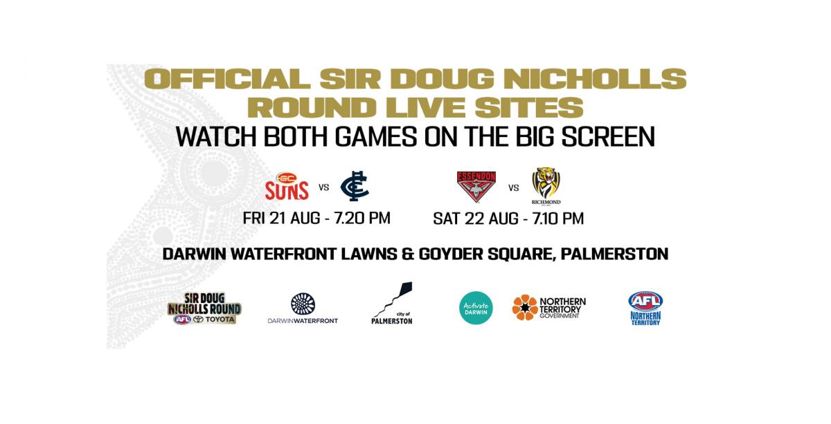 Watch the AFL games on the big screen this weekend down at the waterfront